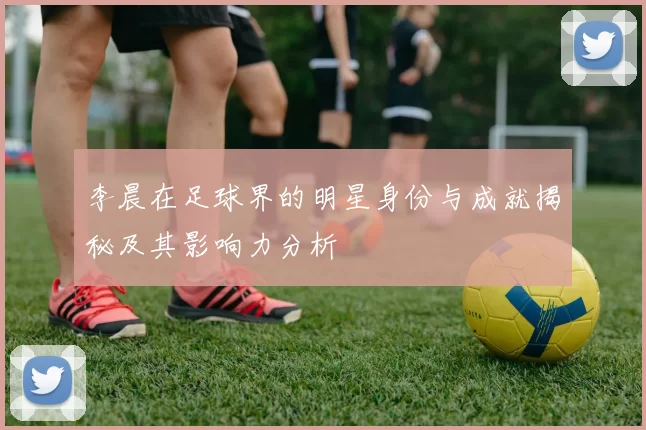 李晨在足球界的明星身份与成就揭秘及其影响力分析